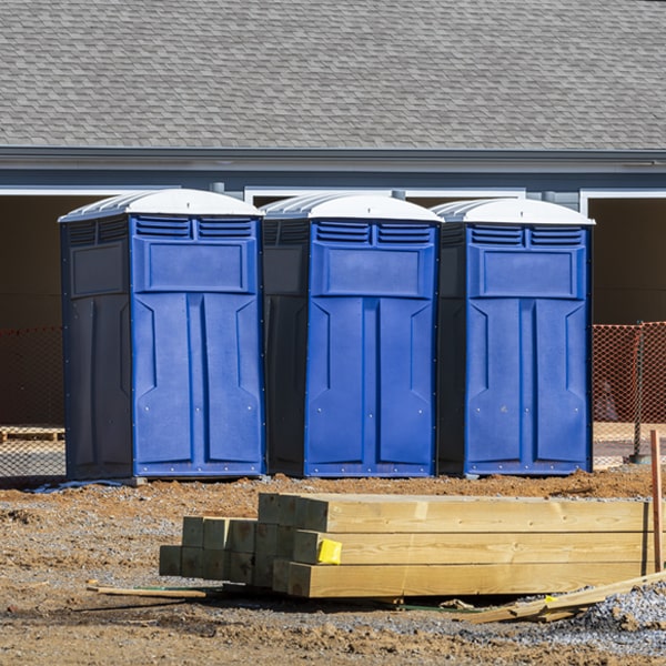 what is the maximum capacity for a single porta potty in Lennox South Dakota